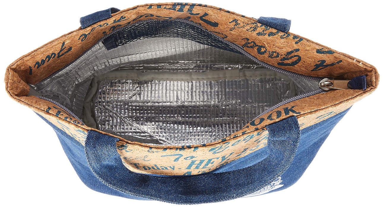 Skater Disney Mickey & Minnie Denim & Cork Cooler Bag - Skater KBCO2- Japan Figure Store - #1 Bring To You The Best Japanese Goods