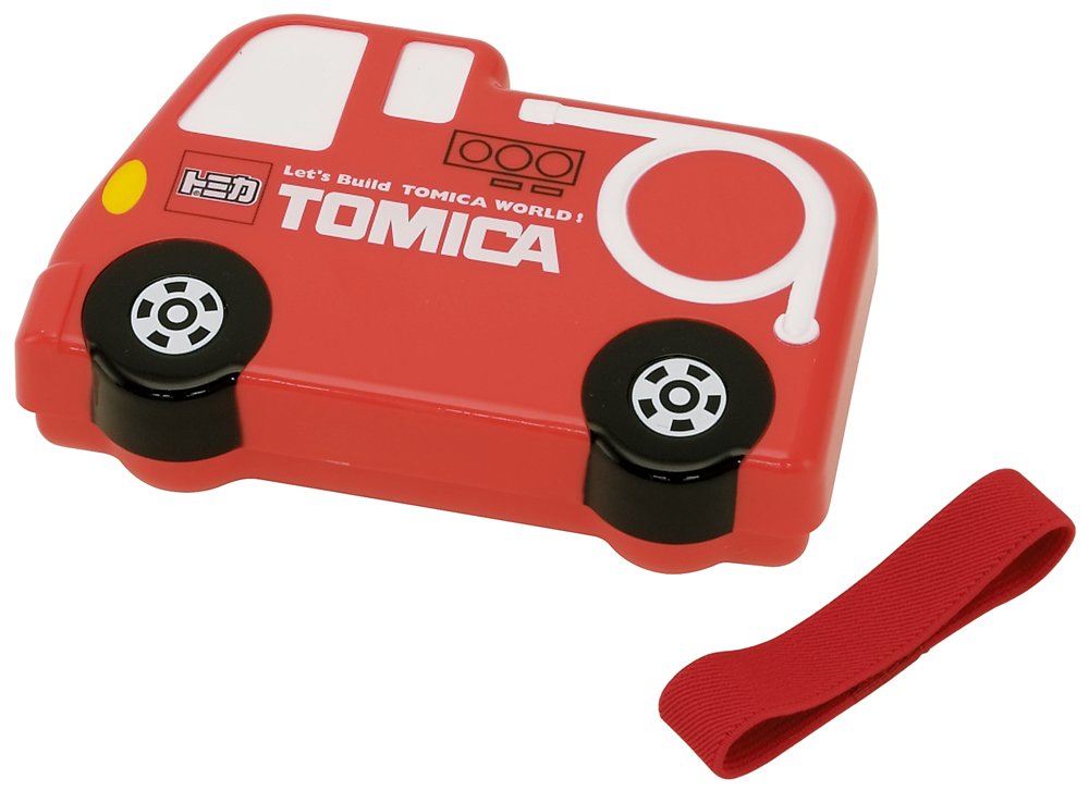 Skater 310ml Tomica Fire Truck Themed Die-Cut Lunch Box Lbd2-A- Japan Figure Store - #1 Bring To You The Best Japanese Goods