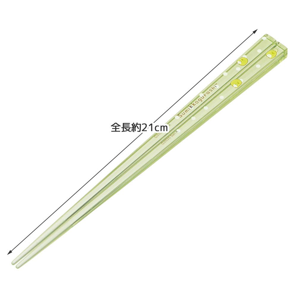 Skater 21cm Acrylic Chopsticks: Sumikko Gurashi Penguin Design - Dishwasher Safe- Japan Figure Store - #1 Bring To You The Best Japanese Goods