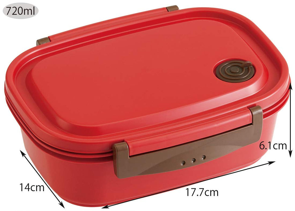 Skater Large Red Lunch Box 720ml Microwave Safe Light Easy Sealable Storage Container Xpm5- Japan Figure Store - #1 Bring To You The Best Japanese Goods