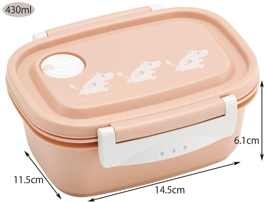 Skater Moomin 430ml Microwave Safe Easy Lunch Box - Light and Sealable Storage Container- Japan Figure Store - #1 Bring To You The Best Japanese Goods
