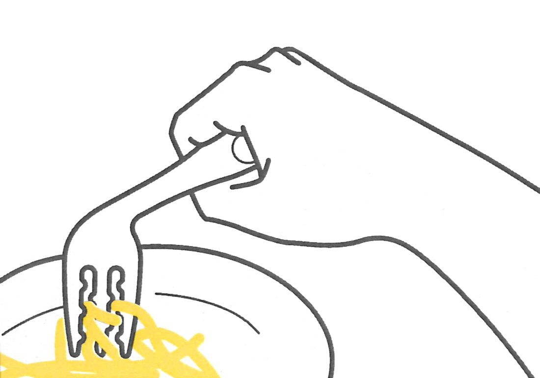 Skater Curved Neck Noodle Fork Brown Easy-to-Eat - Ftcs1 Skater- Japan Figure Store - #1 Bring To You The Best Japanese Goods