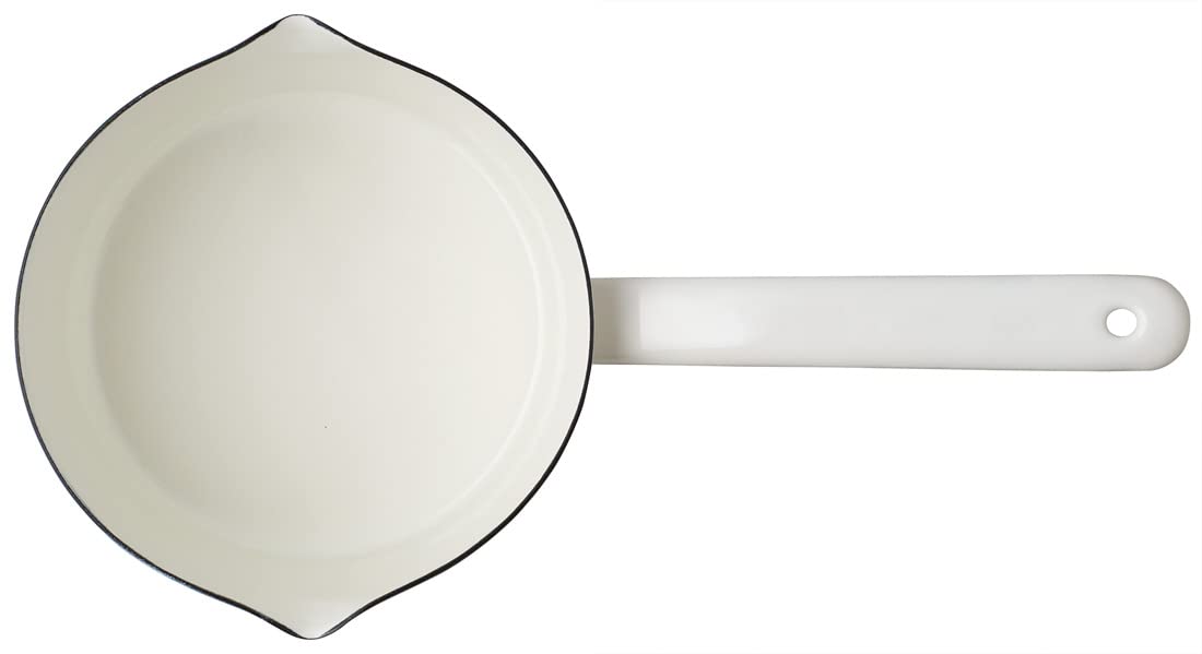 Skater 15cm Disney Winnie The Pooh Enamel Double-Spout Milk Pan 1.2L - ENMP1-A- Japan Figure Store - #1 Bring To You The Best Japanese Goods