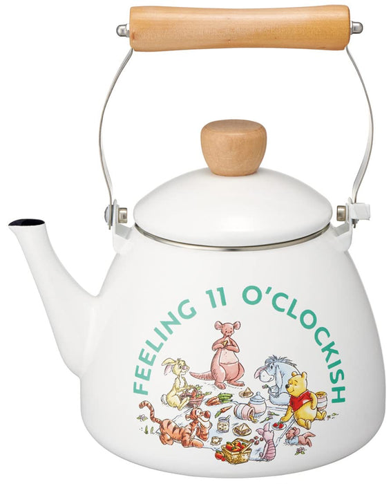 Skater Disney Winnie The Pooh 2L Enamel Kettle - Enkt2-A Skater Collection- Japan Figure Store - #1 Bring To You The Best Japanese Goods