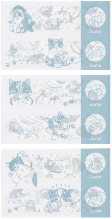 Skater Mofusand Medium Size First Aid Bandages 20 Pieces Made in Japan- Japan Figure Store - #1 Bring To You The Best Japanese Goods