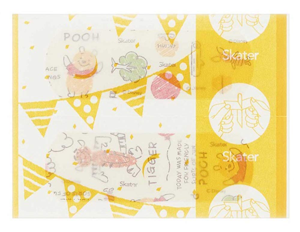 Skater Disney Winnie the Pooh First Aid Bandage Size S Cut Band Pack of 20 Qqb2-A- Japan Figure Store - #1 Bring To You The Best Japanese Goods