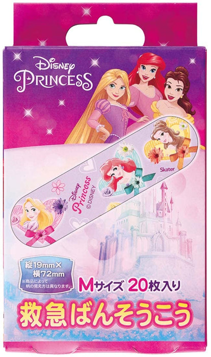 Skater Disney Princess Medium First Aid Bandages Pack of 20 Made in Japan- Japan Figure Store - #1 Bring To You The Best Japanese Goods