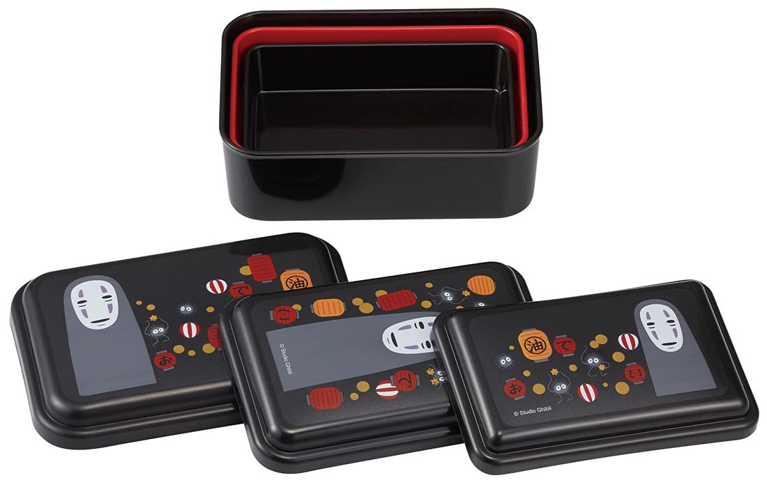 Skater Spirited Away No-Face Lantern and Fluffy Seal Storage Containers Set of 3 Made in Japan- Japan Figure Store - #1 Bring To You The Best Japanese Goods