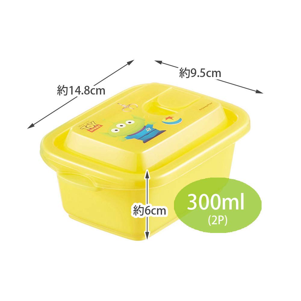 Skater Disney Toy Story Alien Costume 300ml Sealed Storage Container Pack of 2- Japan Figure Store - #1 Bring To You The Best Japanese Goods