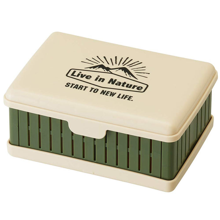 Skater Livenature Foldable Sandwich Case Made in Japan 12.5 X 17 X H7cm - OS1- Japan Figure Store - #1 Bring To You The Best Japanese Goods