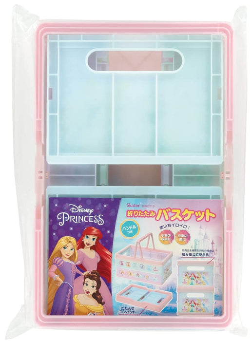 Skater Disney Princess Foldable Toy Storage Box with Handle 38X25X19.5cm- Japan Figure Store - #1 Bring To You The Best Japanese Goods