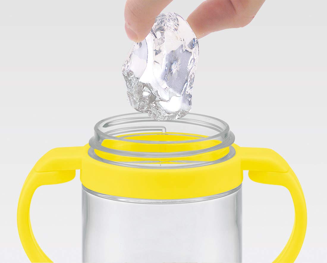 Skater 260ml Foldable Two-Handle Straw Mug Very Hungry Caterpillar Design KSHW1- Japan Figure Store - #1 Bring To You The Best Japanese Goods