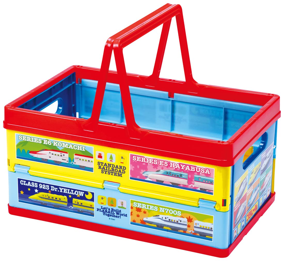 Skater Stackable Toy Storage Box with Handle Foldable Basket 38X25X19.5cm - BWOT13-A- Japan Figure Store - #1 Bring To You The Best Japanese Goods