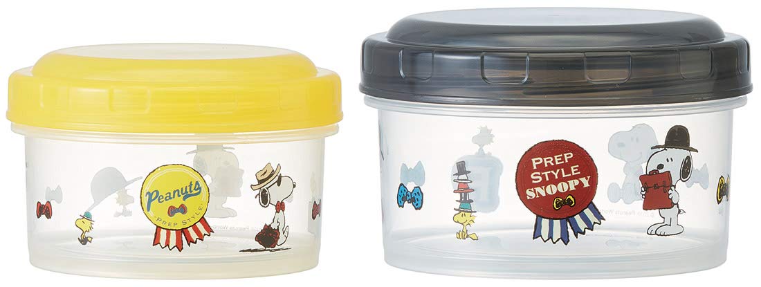 Skater Snoopy Freppy Style Lunch Box 630ml Food Storage Container Set Made in Japan- Japan Figure Store - #1 Bring To You The Best Japanese Goods