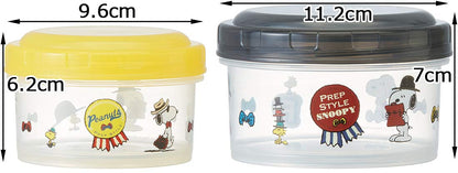 Skater Snoopy Freppy Style Lunch Box 630ml Food Storage Container Set Made in Japan- Japan Figure Store - #1 Bring To You The Best Japanese Goods