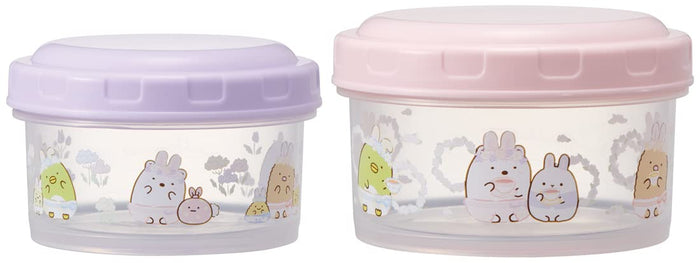 Skater Sumikko Gurashi Rabbit Garden Food Storage Container S/M Lunch Box Set of 2 Japan Made- Japan Figure Store - #1 Bring To You The Best Japanese Goods