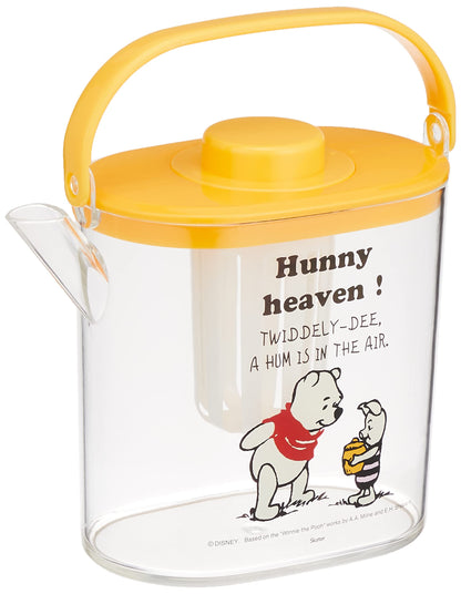 Skater 1.2L Disney Winnie The Pooh Comic Teapot with Heat-Resistant Strainer- Japan Figure Store - #1 Bring To You The Best Japanese Goods