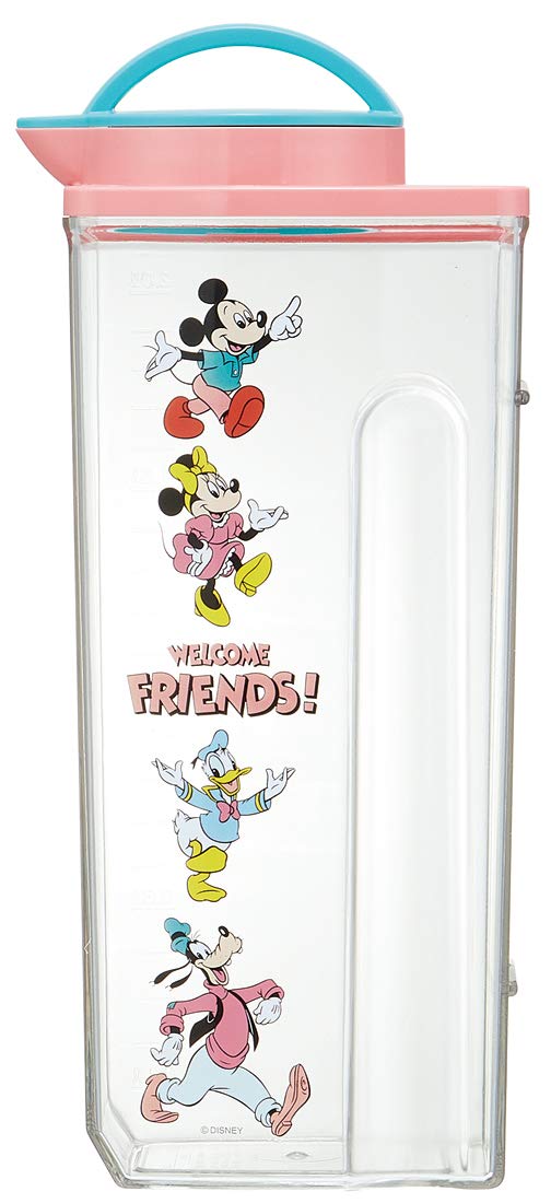 Skater 2.2L Disney Mickey & Friends Heat-Resistant Water Bottle - Retro Design- Japan Figure Store - #1 Bring To You The Best Japanese Goods