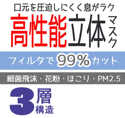 Skater Disney Winnie The Pooh High-Performance 3D Non-Woven Mask 5 Pack Regular Size- Japan Figure Store - #1 Bring To You The Best Japanese Goods
