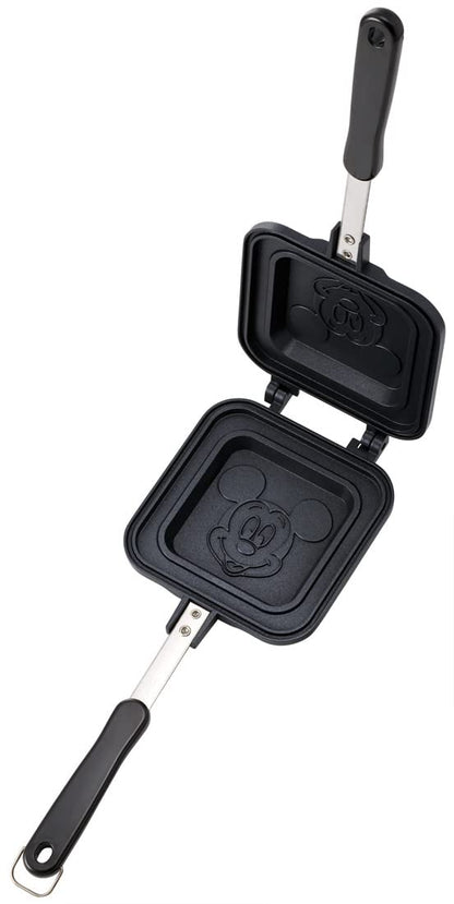 Skater Disney Mickey Mouse Aluminum Hot Sandwich Maker Easy to Clean Alhos1-A- Japan Figure Store - #1 Bring To You The Best Japanese Goods