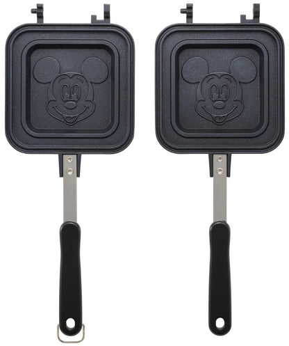 Skater Disney Mickey Mouse Aluminum Hot Sandwich Maker Easy to Clean Alhos1-A- Japan Figure Store - #1 Bring To You The Best Japanese Goods