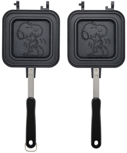 Skater Snoopy Aluminum Hot Sandwich Maker - Direct Flame Easy Clean - Alhos1-A- Japan Figure Store - #1 Bring To You The Best Japanese Goods