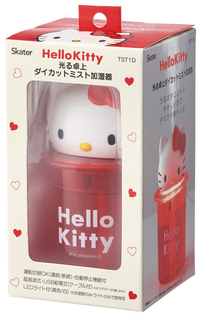 Skater Ultrasonic Humidifier USB Powered Luminous Tabletop Hello Kitty Sanrio Tst1D- Japan Figure Store - #1 Bring To You The Best Japanese Goods