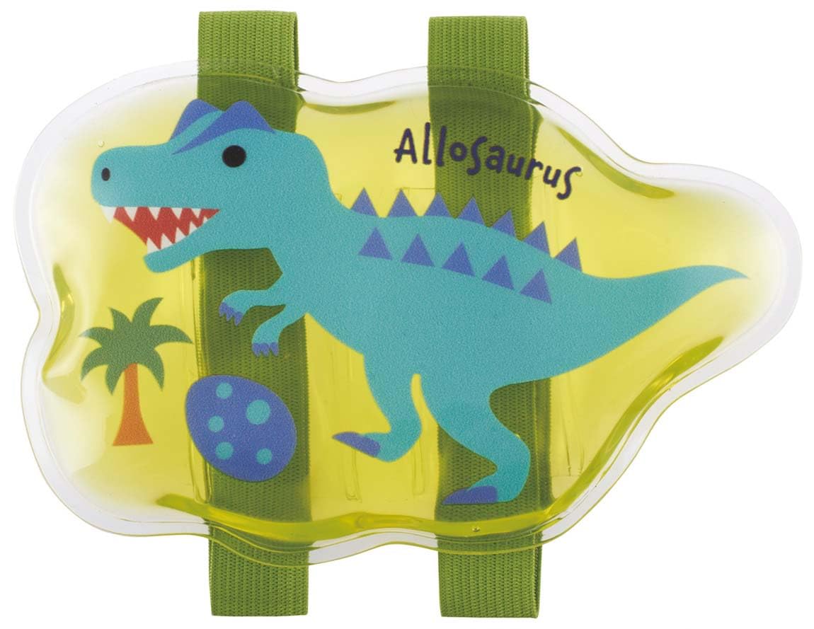 Skater Dinosaur Ice Pack with Adjustable Belt Compact Size 14x8 cm- Japan Figure Store - #1 Bring To You The Best Japanese Goods