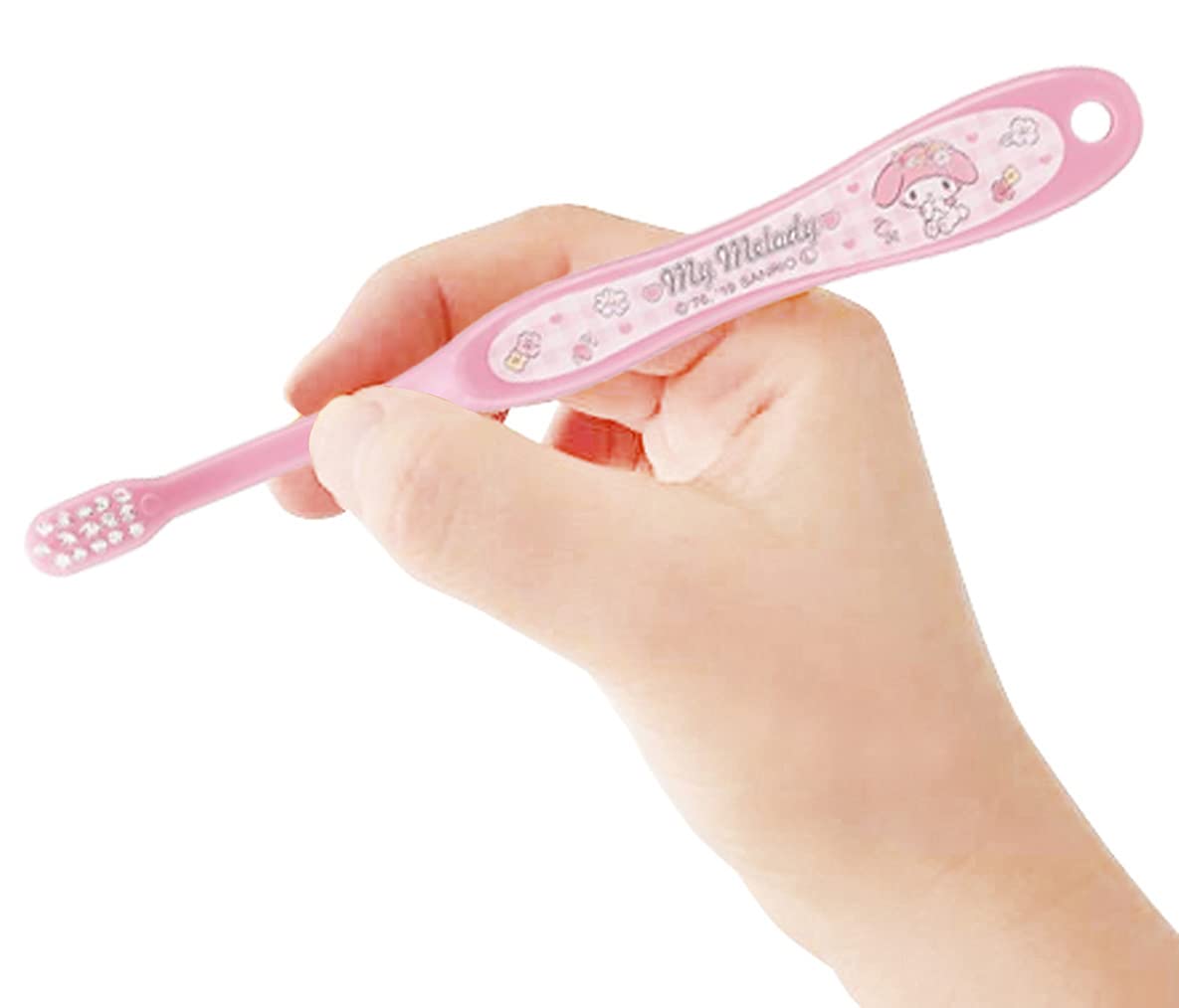 Skater Infant Soft Toothbrush for 0-3 Years My Melody Flower Wreath 15cm- Japan Figure Store - #1 Bring To You The Best Japanese Goods