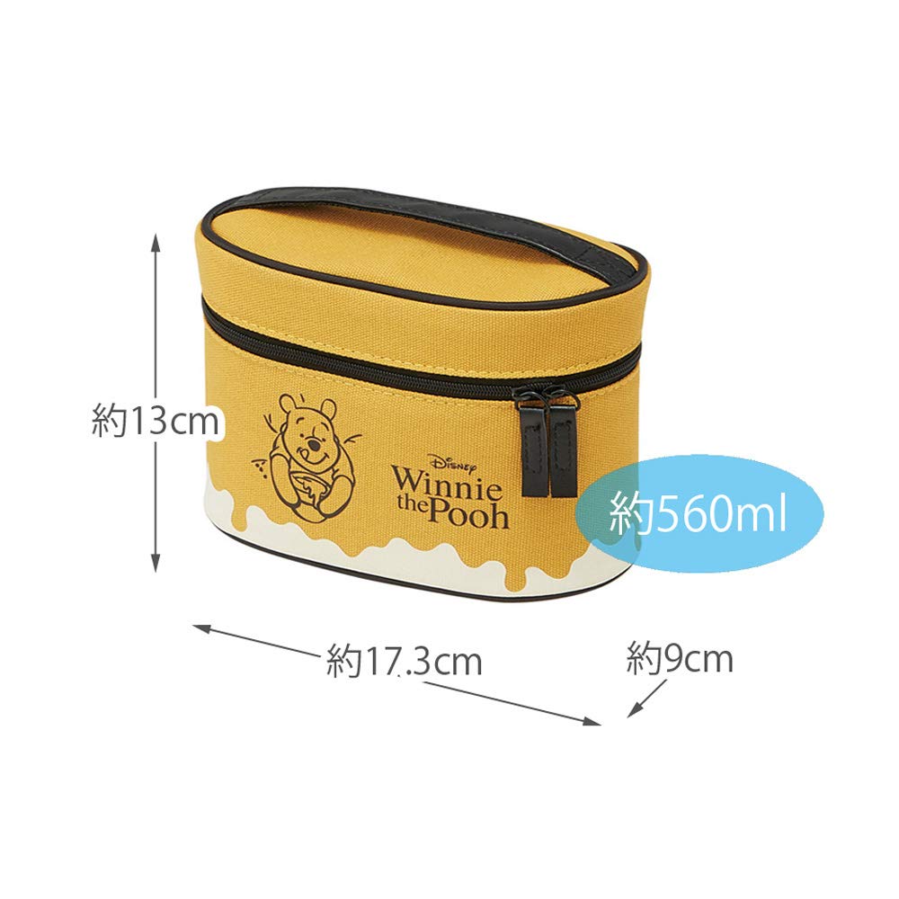 Skater Disney Winnie The Pooh Honey Insulated 560Ml Lunch Box Jar- Japan Figure Store - #1 Bring To You The Best Japanese Goods