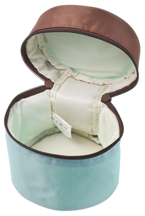 Skater Blue Insulated Lunch Box 480ml - Rice Bowl Type Stlb0 - Diameter 12.4 x Height 12.8cm- Japan Figure Store - #1 Bring To You The Best Japanese Goods