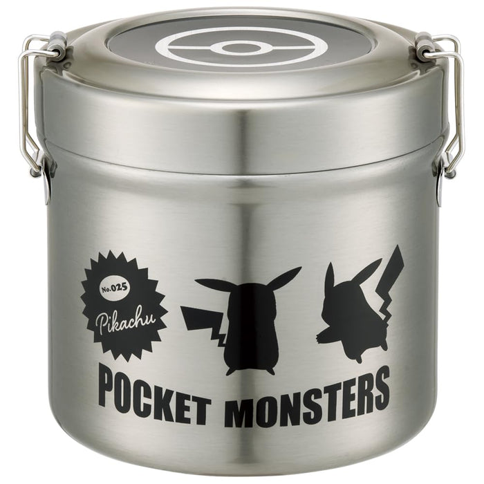 Skater 840Ml Large Capacity Vacuum Insulated Rice Bowl Lunch Box - Pokemon- Japan Figure Store - #1 Bring To You The Best Japanese Goods