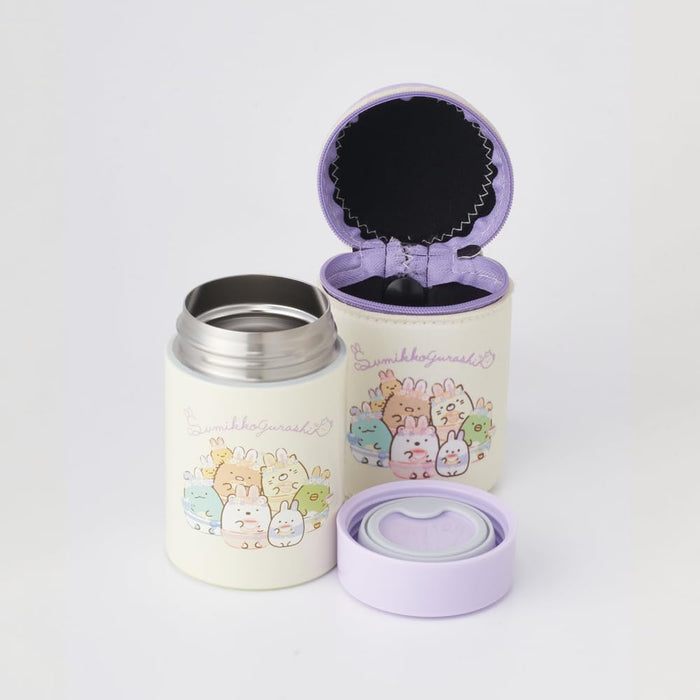 Skater Sumikko Gurashi Rabbit Mini Soup Jar 180ml with Insulated Pouch- Japan Figure Store - #1 Bring To You The Best Japanese Goods