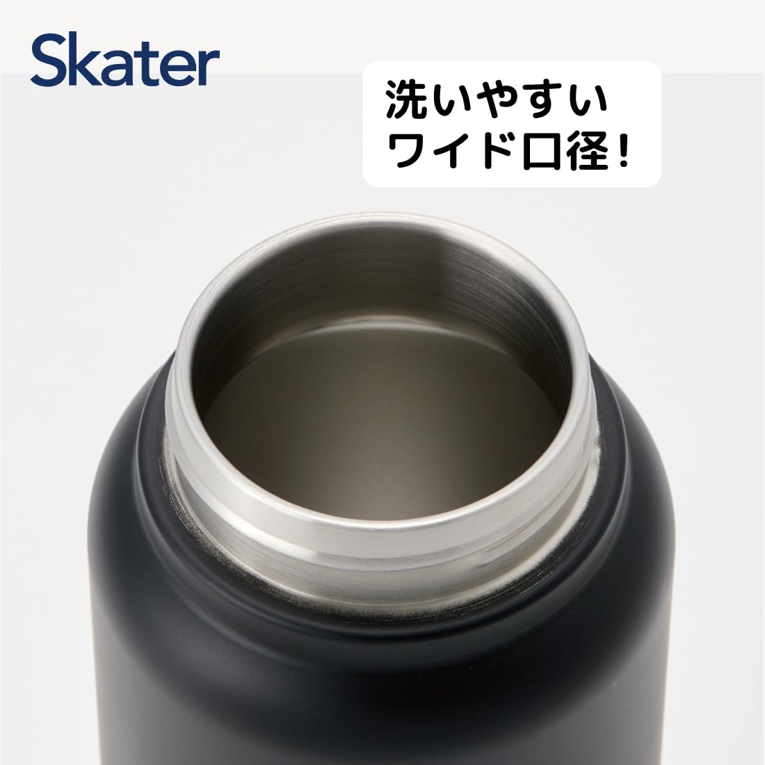 Skater 800Ml Insulated Stainless Steel Mug Bottle with Screw Handle Black- Japan Figure Store - #1 Bring To You The Best Japanese Goods
