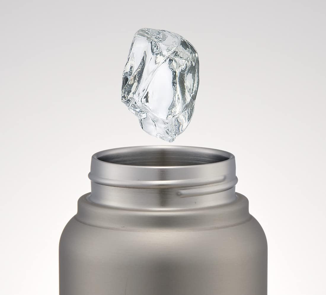 Skater 800Ml Silver Insulated Stainless Steel Mug Bottle with Screw Handle- Japan Figure Store - #1 Bring To You The Best Japanese Goods