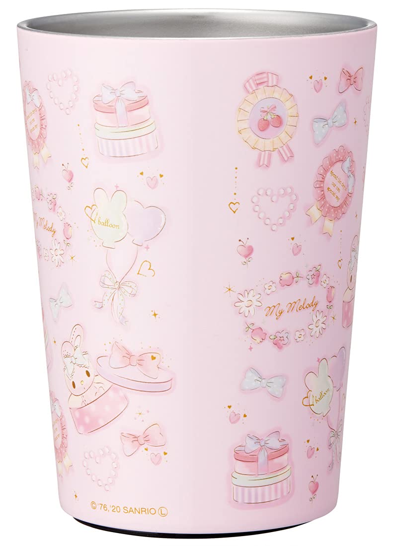 Skater 400ml Stainless Steel Tumbler - Insulated My Melody Happiness Girl Design- Japan Figure Store - #1 Bring To You The Best Japanese Goods