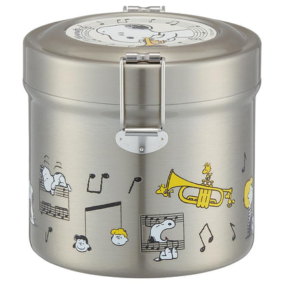 Skater Ultra-Light Stainless Steel 640ml Insulated Lunch Box Snoopy Orchestra- Japan Figure Store - #1 Bring To You The Best Japanese Goods