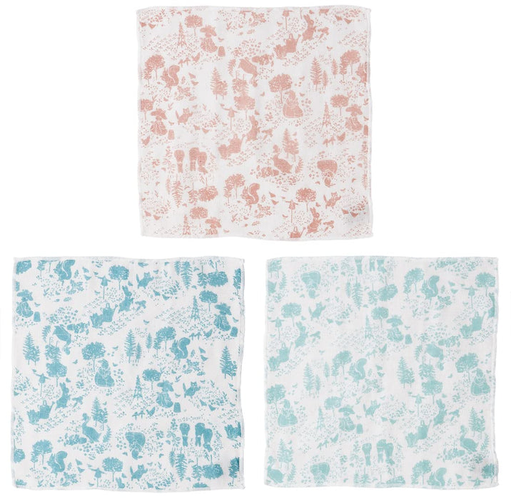 Skater Peter Rabbit Kaya Fabric Dishcloth 30x30cm 3-Pack- Japan Figure Store - #1 Bring To You The Best Japanese Goods