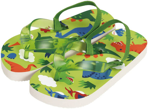 Skater Dinosaur Kids Beach Sandals 17cm - Comfortable Summer Footwear- Japan Figure Store - #1 Bring To You The Best Japanese Goods