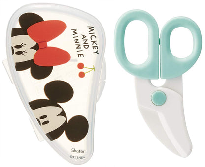 Skater Disney Mickey & Minnie Baby Food Cutter Kitchen Scissors BFC1- Japan Figure Store - #1 Bring To You The Best Japanese Goods