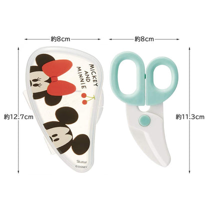 Skater Disney Mickey & Minnie Baby Food Cutter Kitchen Scissors BFC1- Japan Figure Store - #1 Bring To You The Best Japanese Goods