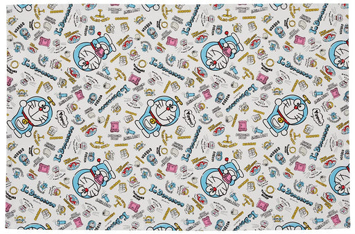 Skater Large 60x40cm Doraemon Plush Toy Placemat with Name Tag - Sanrio LTM1-A- Japan Figure Store - #1 Bring To You The Best Japanese Goods