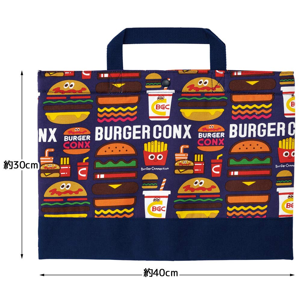 Skater Lesson Bag - Kbl1-A Tote Bag with Burger Conks Design- Japan Figure Store - #1 Bring To You The Best Japanese Goods