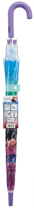 Skater Disney Frozen 2 Long Vinyl Umbrella 55cm - Skater UBV3-A- Japan Figure Store - #1 Bring To You The Best Japanese Goods