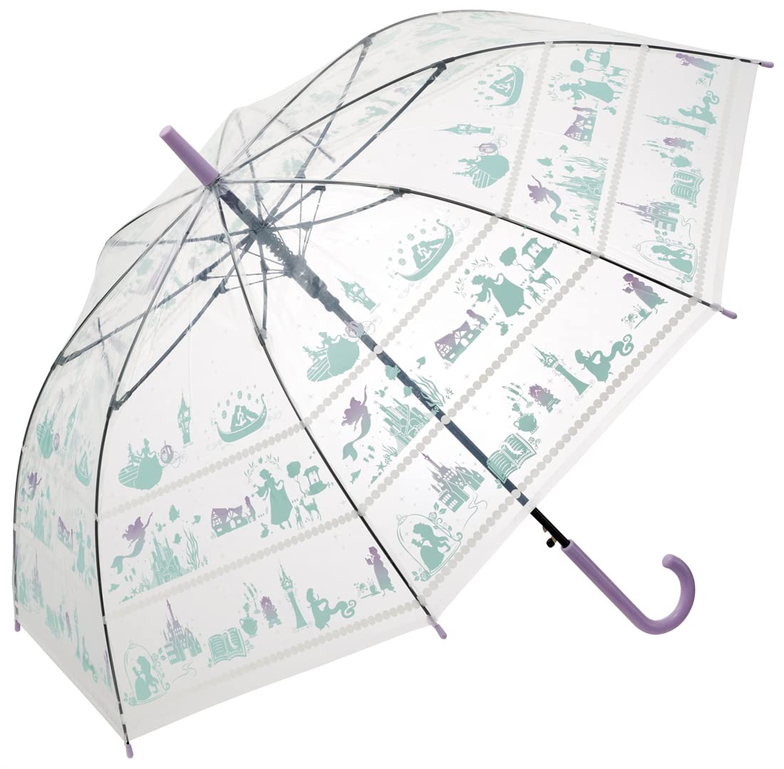 Skater Disney Princess Adult Long Vinyl Umbrella - 60cm- Japan Figure Store - #1 Bring To You The Best Japanese Goods