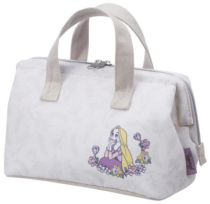 Skater Disney Rapunzel Botanical Canvas Insulated Lunch Bag Handbag Size 22x12x16cm- Japan Figure Store - #1 Bring To You The Best Japanese Goods