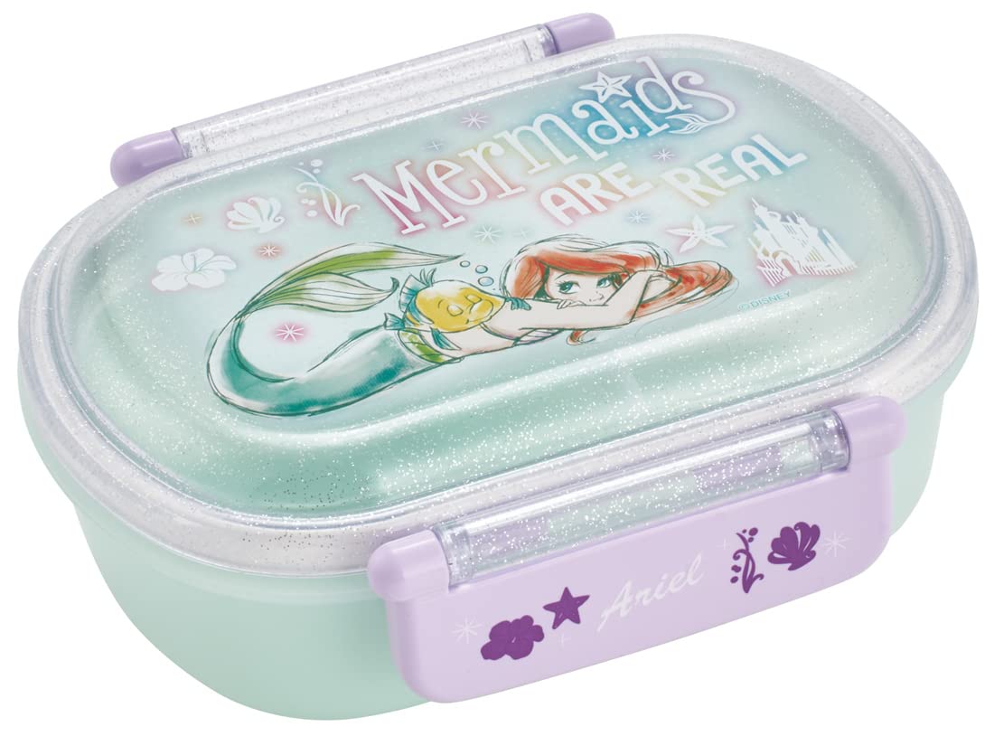 Skater Disney Ariel Kids Girls Lunch Box 360ML Antibacterial Made in Japan- Japan Figure Store - #1 Bring To You The Best Japanese Goods