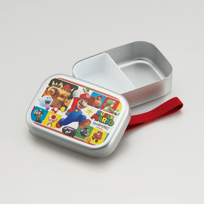 Skater Super Mario 370ml Lunch Box - Japan-Made Aluminum for Kids Warmer Compatible- Japan Figure Store - #1 Bring To You The Best Japanese Goods