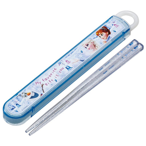Skater Disney Frozen 24 Lunch Box & 16.5cm Kids Chopsticks Set Made in Japan Easy Open- Japan Figure Store - #1 Bring To You The Best Japanese Goods