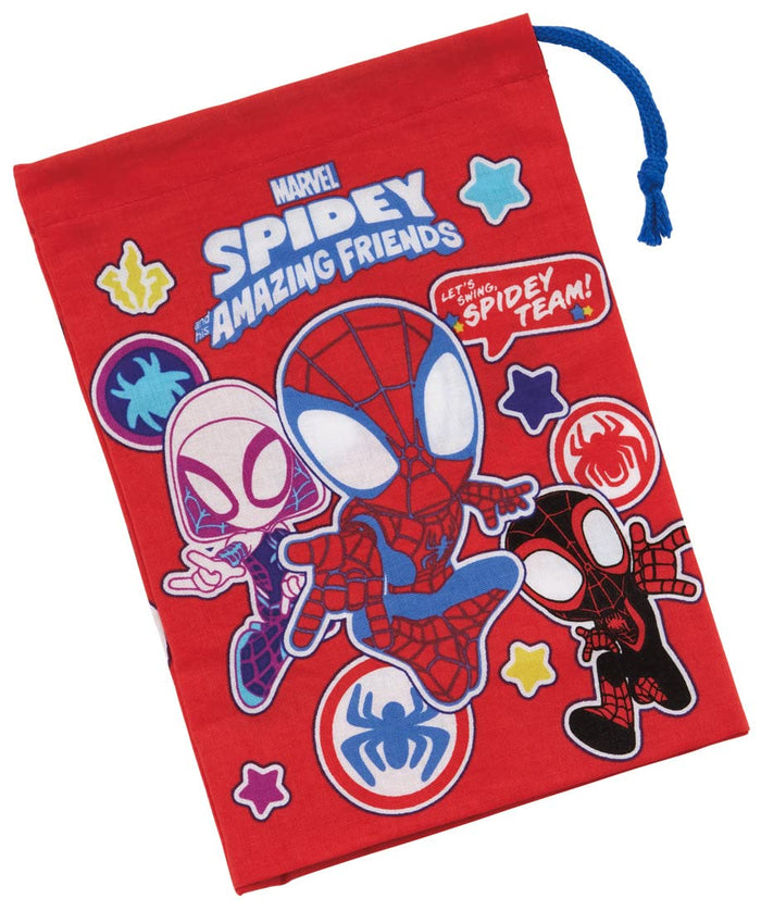 Skater Spider-Man Marvel Boys Lunch Box Set 21x15cm Made in Japan KB62-A- Japan Figure Store - #1 Bring To You The Best Japanese Goods